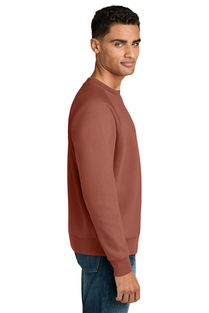 Stanley/Stella Unisex Knoxer Crewneck Sweatshirt in Heritage Brown, side on model