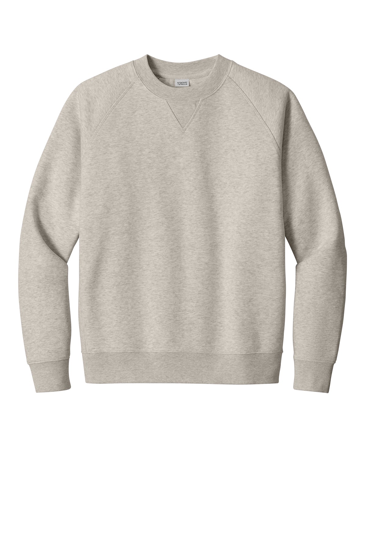 Stanley/Stella Unisex Knoxer Crewneck Sweatshirt in Heather Haze, front flat
