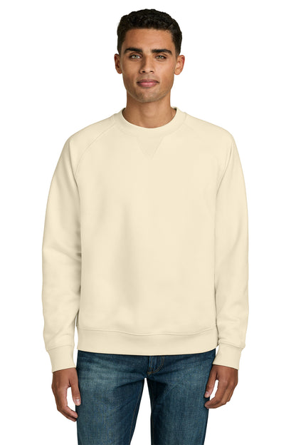 Stanley/Stella Unisex Knoxer Crewneck Sweatshirt in Natural Raw, front on model