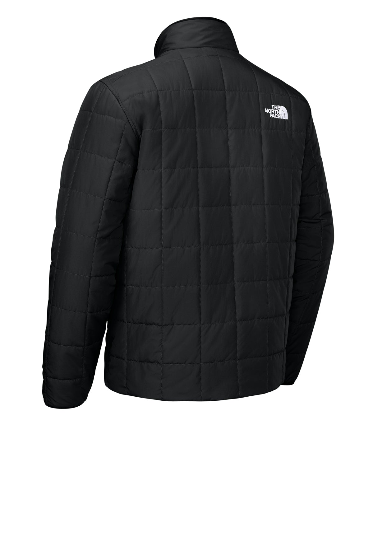 The North Face Iron Drift Quilted Jacket in TNF Black, back flat