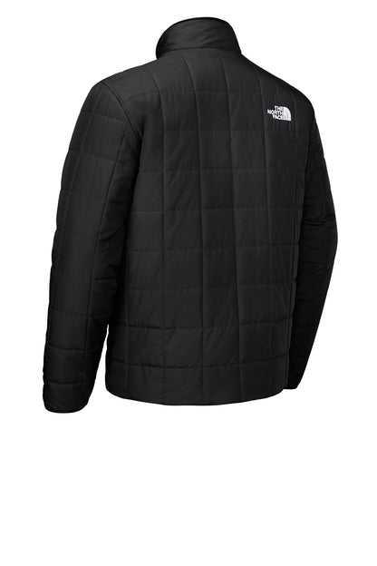 The North Face Iron Drift Quilted Jacket in TNF Black, back flat