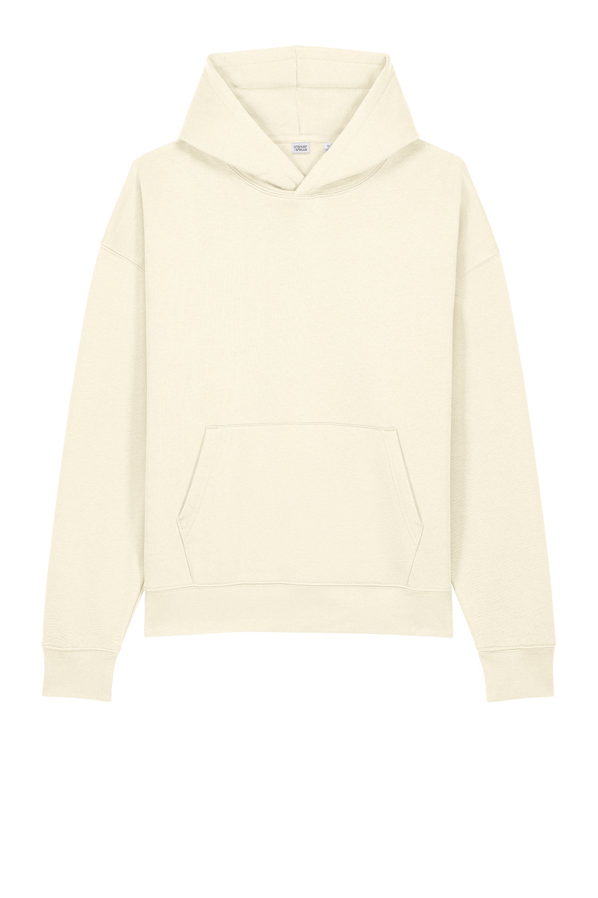 Stanley/Stella Unisex Chaser Hooded Sweatshirt in Cream, front flat