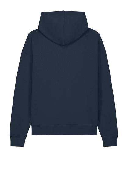 Stanley/Stella Unisex Chaser Hooded Sweatshirt in French Navy, back flat