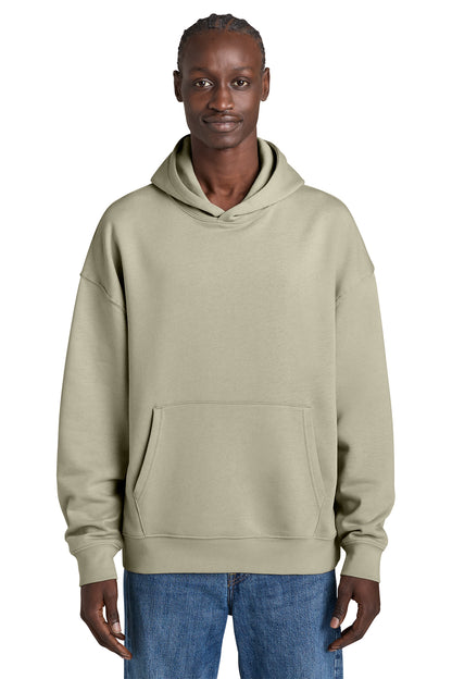 Stanley/Stella Unisex Chaser Hooded Sweatshirt in Stone, front on model