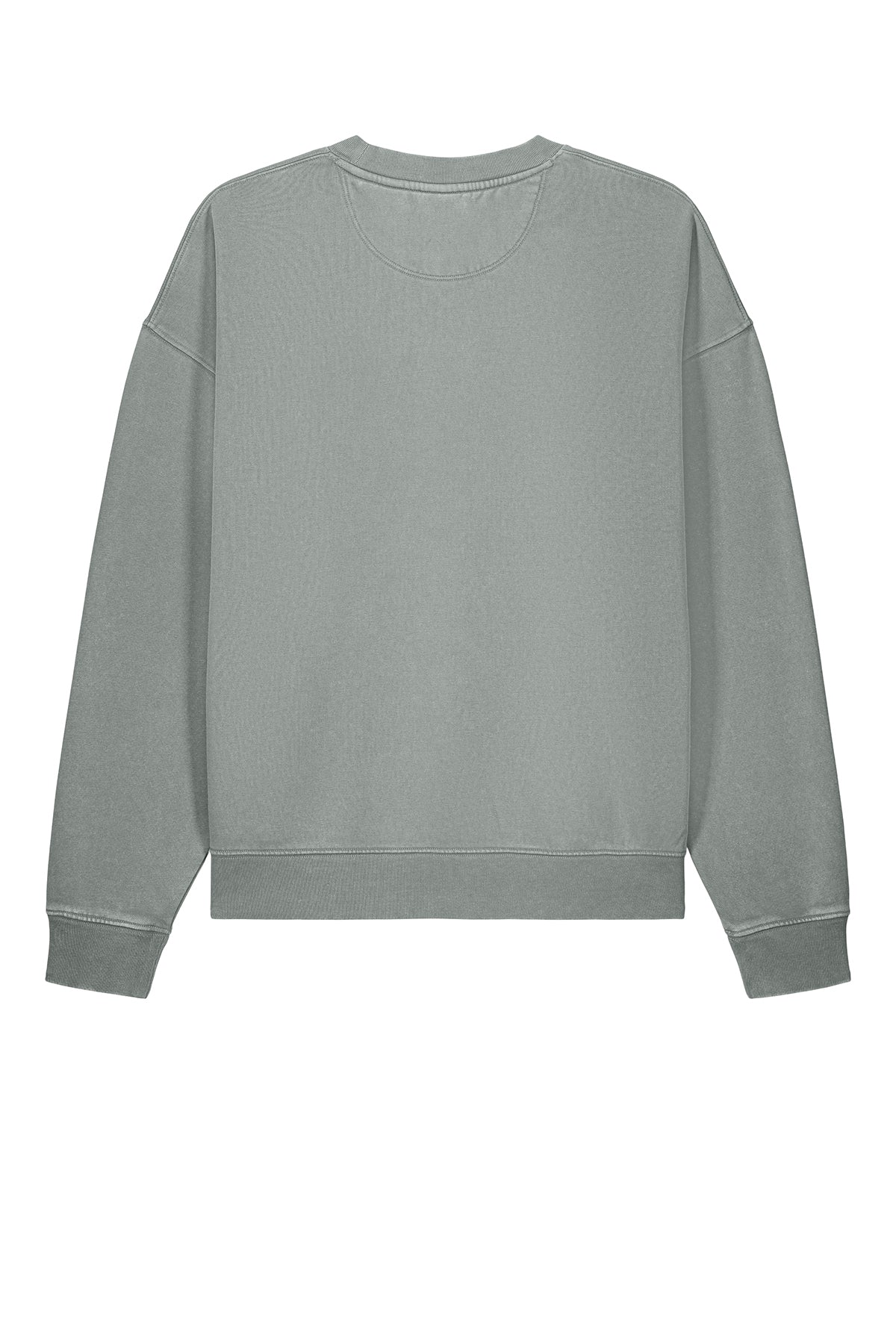 Stanley/Stella Unisex Easer Vintage Crewneck Sweatshirt in G. Dyed Misty Grey, back flat