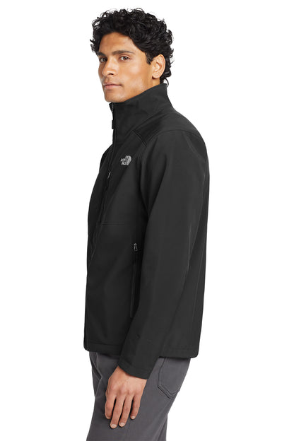 The North Face Apex Barrier Soft Shell Jacket in TNF Black, side on model