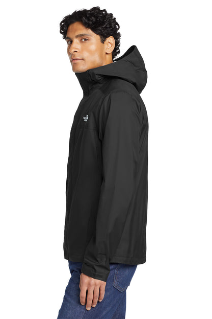 The North Face DryVent Rain Jacket in TNF Black, side on model