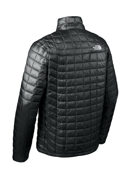 The North Face ThermoBall Trekker Jacket in TNF Black, back flat