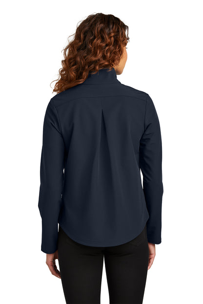 Mercer+Mettle Women’s Stretch Soft Shell Jacket in Night Navy, view
