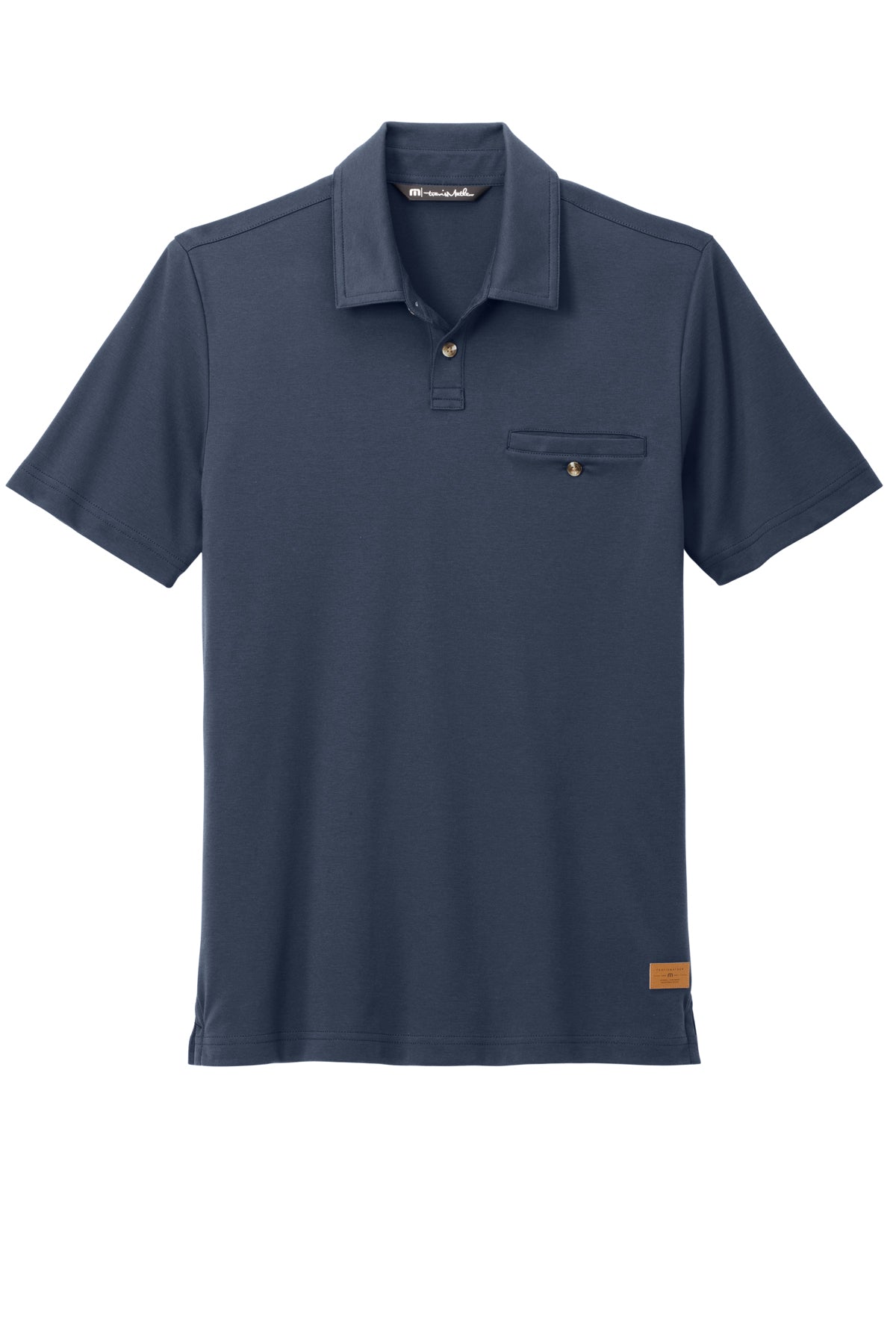 TravisMathew Sunsetters Pocket Polo in Blue Nights, view