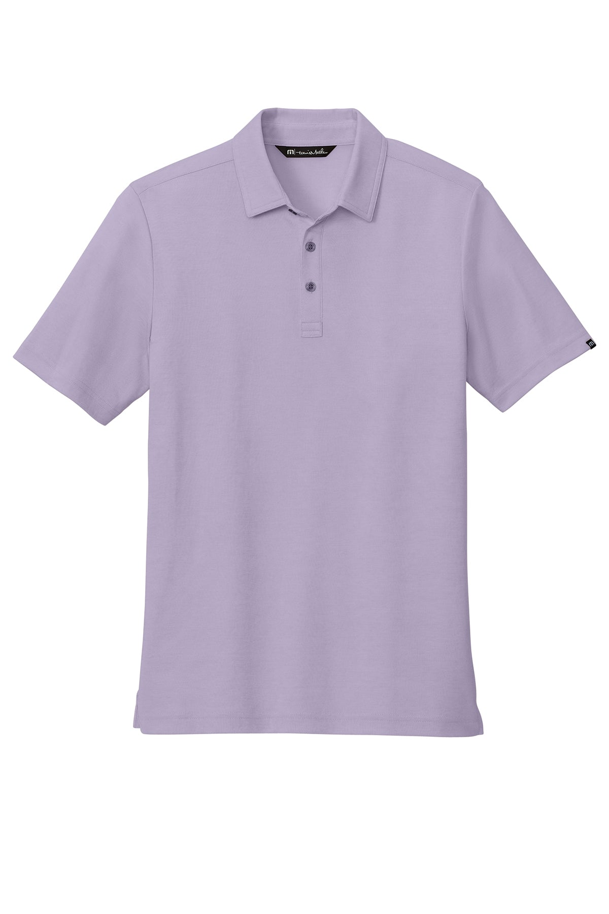TravisMathew Oceanside Heather Polo in Purple Sage Heather, view