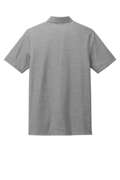 TravisMathew Oceanside Heather Pocket Polo in Quiet Shade Grey Heather, view