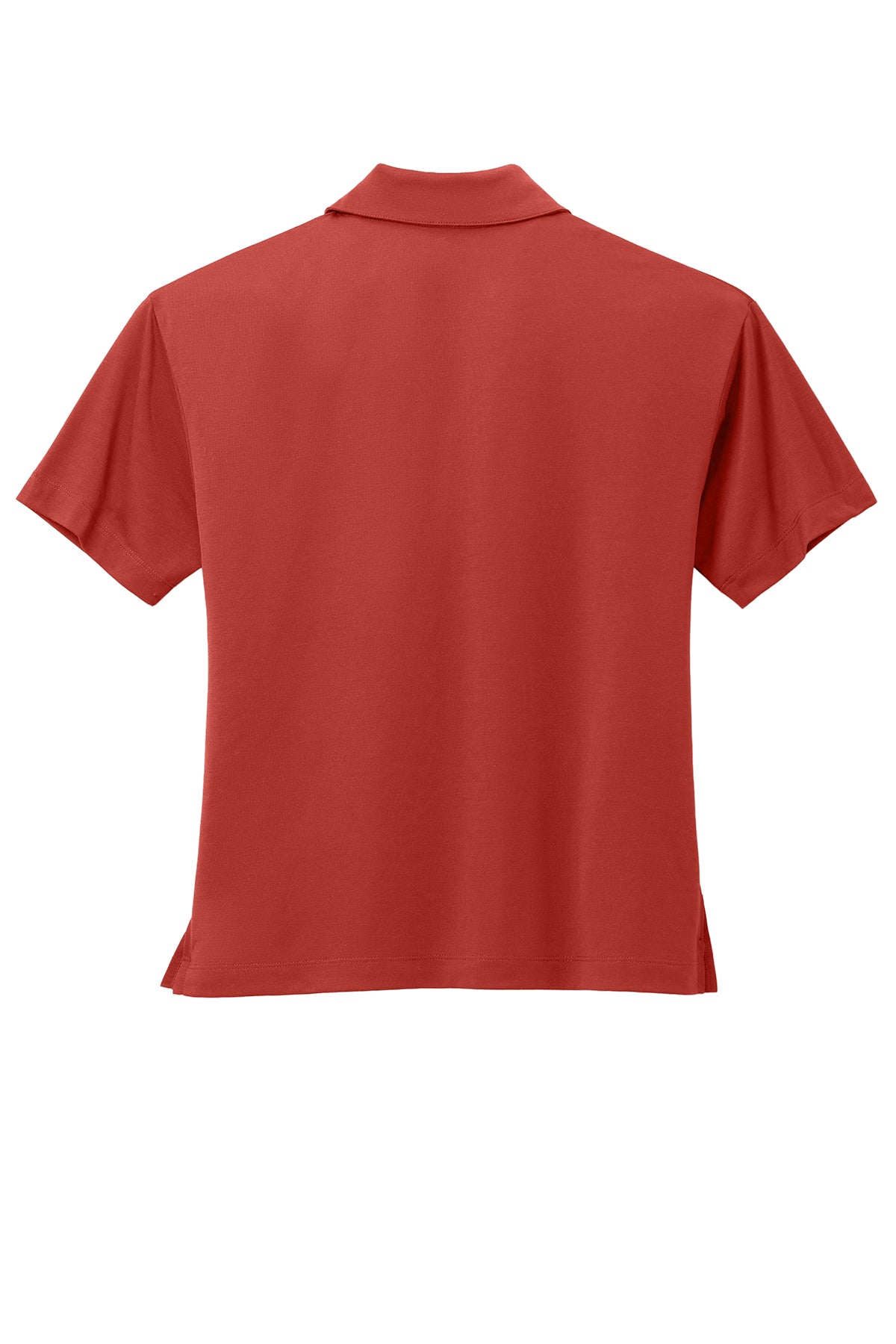 Mercer+Mettle Women’s Stretch Jersey Polo in Terracotta, view