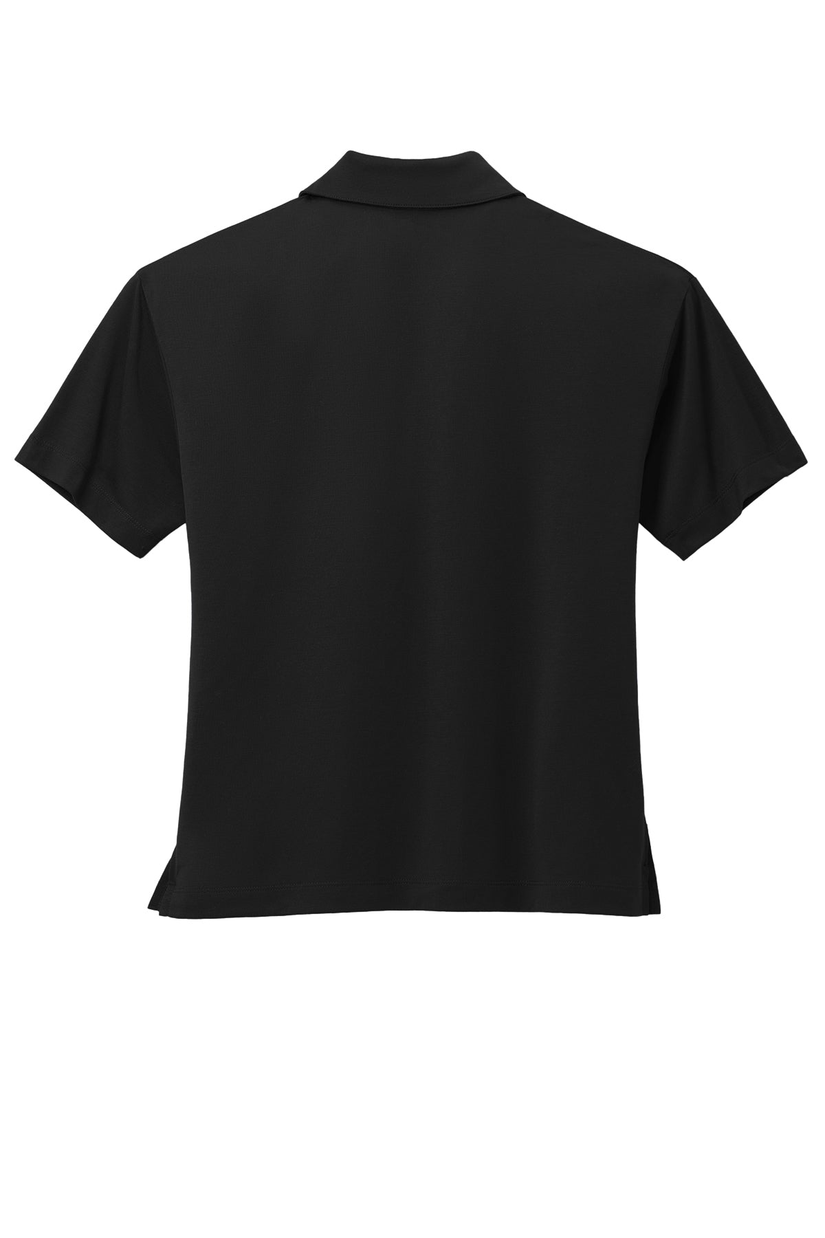 Mercer+Mettle Women’s Stretch Jersey Polo in Deep Black, view