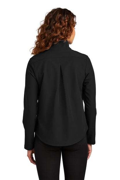 Mercer+Mettle Women’s Stretch Soft Shell Jacket in Deep Black, view