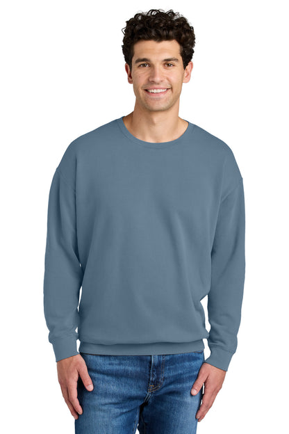 Comfort Colors Lightweight Crewneck Sweatshirt - Blue Jean - front