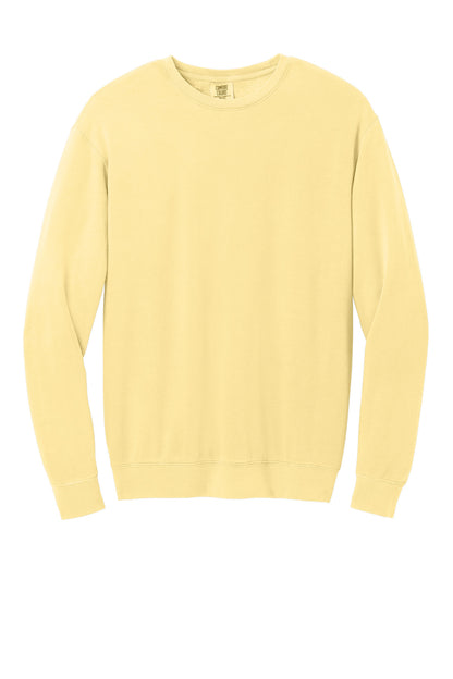 Comfort Colors Lightweight Crewneck Sweatshirt - Butter - flat front