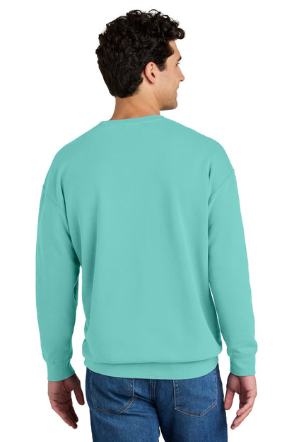 Comfort Colors Lightweight Crewneck Sweatshirt - Chalky Mint - back