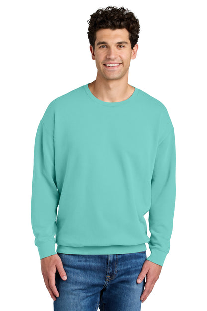 Comfort Colors Lightweight Crewneck Sweatshirt - Chalky Mint - front