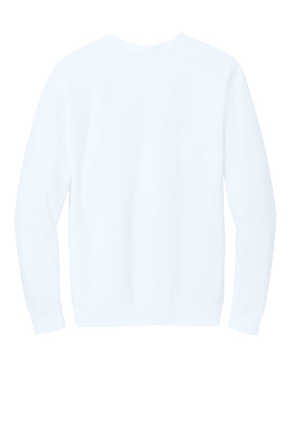 Comfort Colors Lightweight Crewneck Sweatshirt - White - flat back
