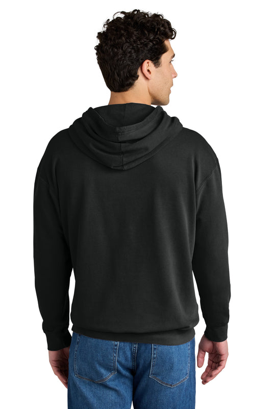 Comfort Colors Lightweight Hooded Sweatshirt - Black - back