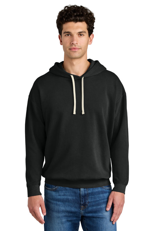 Comfort Colors Lightweight Hooded Sweatshirt - Black - front
