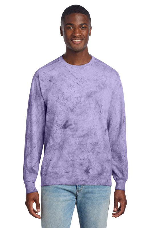 Comfort Colors Color Blast Crewneck Sweatshirt - Amethyst - front