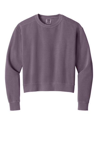 Comfort Colors Women's Mid-Length Crewneck Sweatshirt - Dusk - flat front