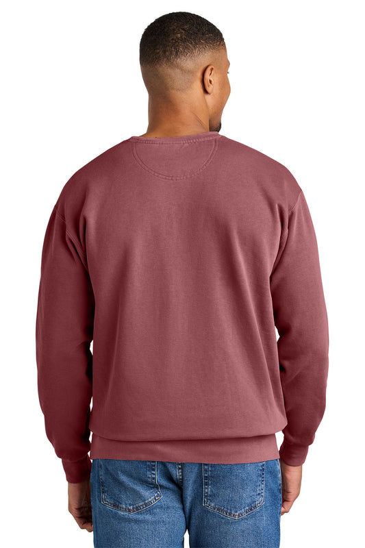 COMFORT COLORS Ring Spun Crewneck Sweatshirt - Crimson - back