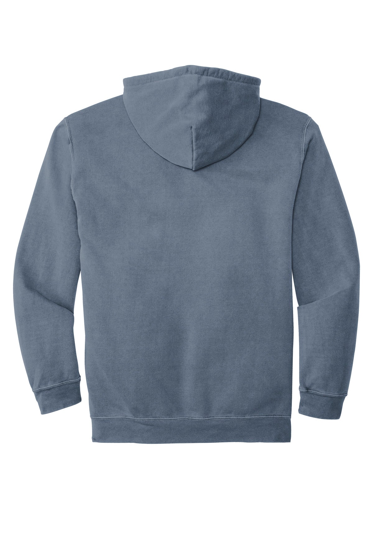 COMFORT COLORS Ring Spun Hooded Sweatshirt - Blue Jean - flat back