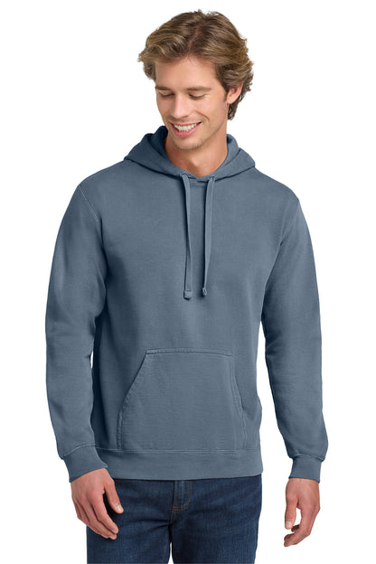 COMFORT COLORS Ring Spun Hooded Sweatshirt - Blue Jean - front