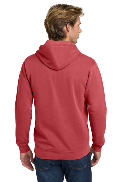 COMFORT COLORS Ring Spun Hooded Sweatshirt - Crimson - back