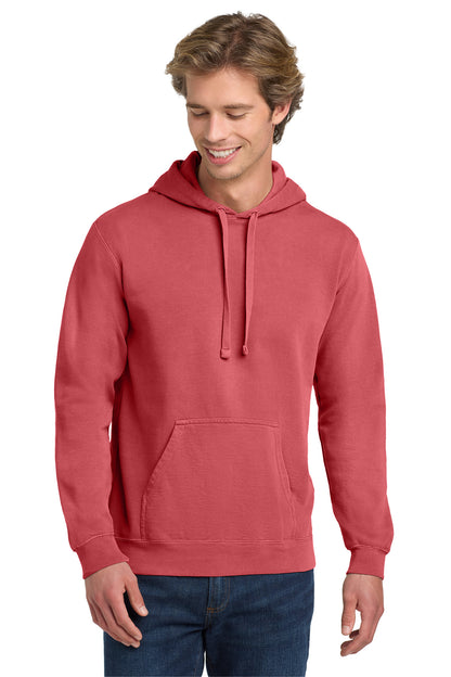 COMFORT COLORS Ring Spun Hooded Sweatshirt - Crimson - front