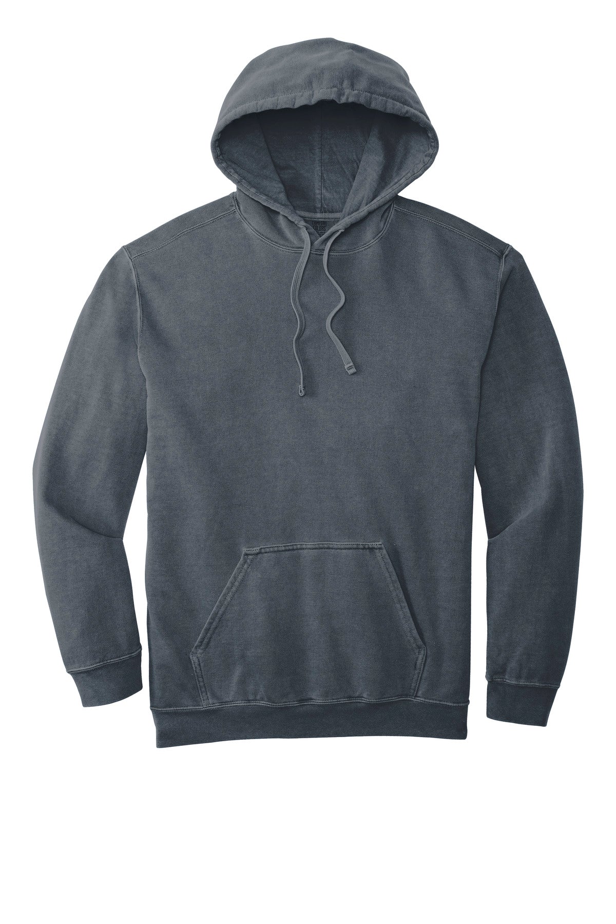 COMFORT COLORS Ring Spun Hooded Sweatshirt - Denim - flat front