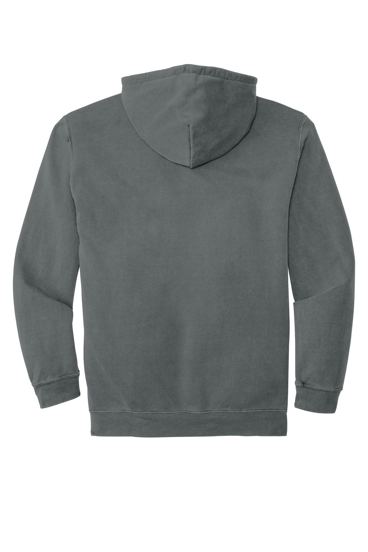 COMFORT COLORS Ring Spun Hooded Sweatshirt - Grey - flat back