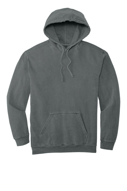COMFORT COLORS Ring Spun Hooded Sweatshirt - Grey - flat front
