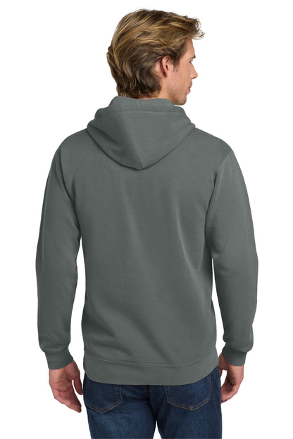 COMFORT COLORS Ring Spun Hooded Sweatshirt - Grey - back
