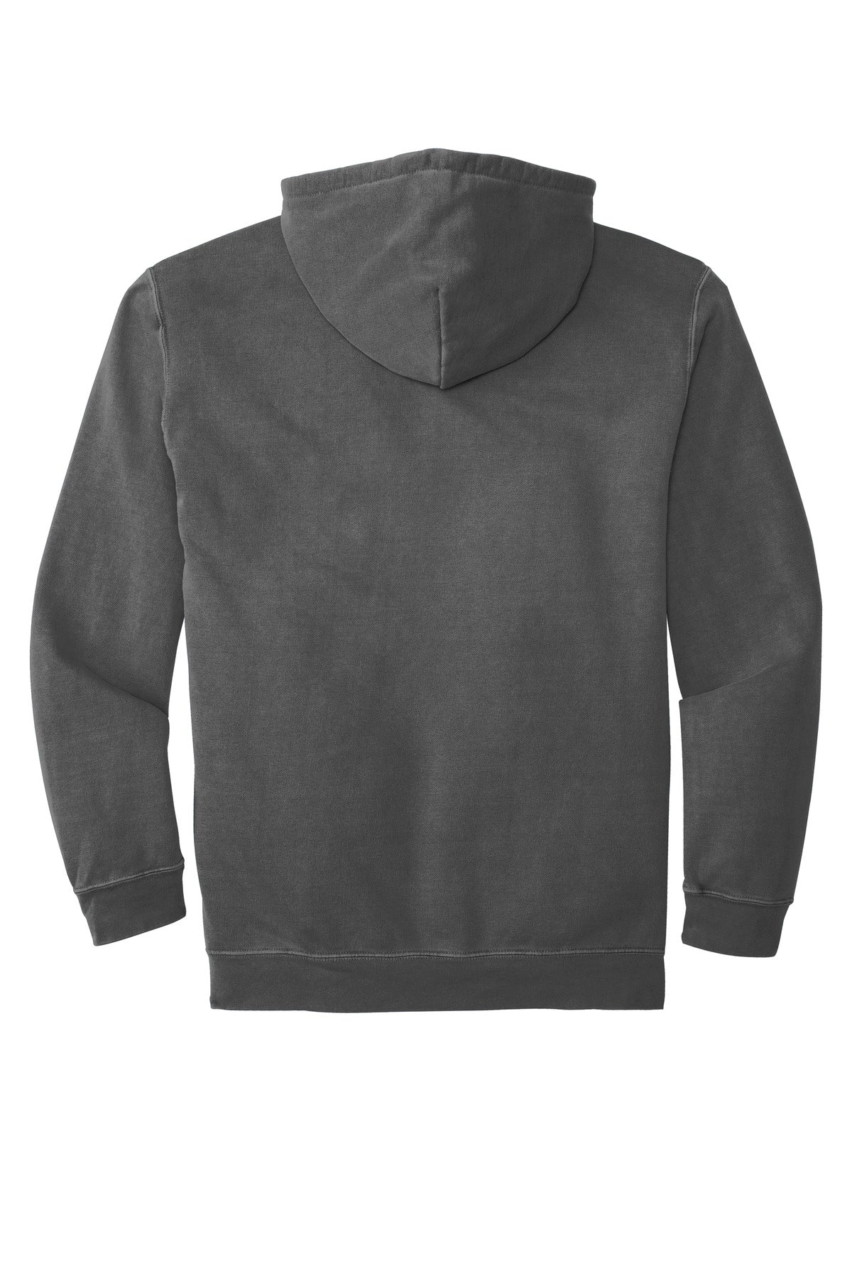 COMFORT COLORS Ring Spun Hooded Sweatshirt - Pepper - flat back