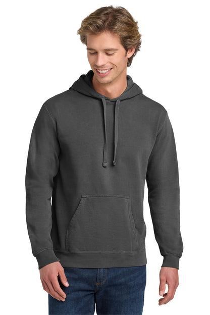 COMFORT COLORS Ring Spun Hooded Sweatshirt - Pepper - front