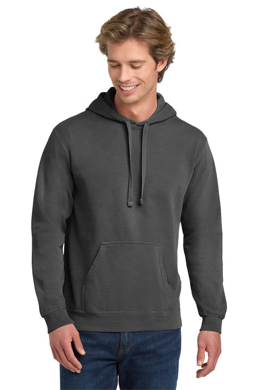 COMFORT COLORS Ring Spun Hooded Sweatshirt - Pepper - front