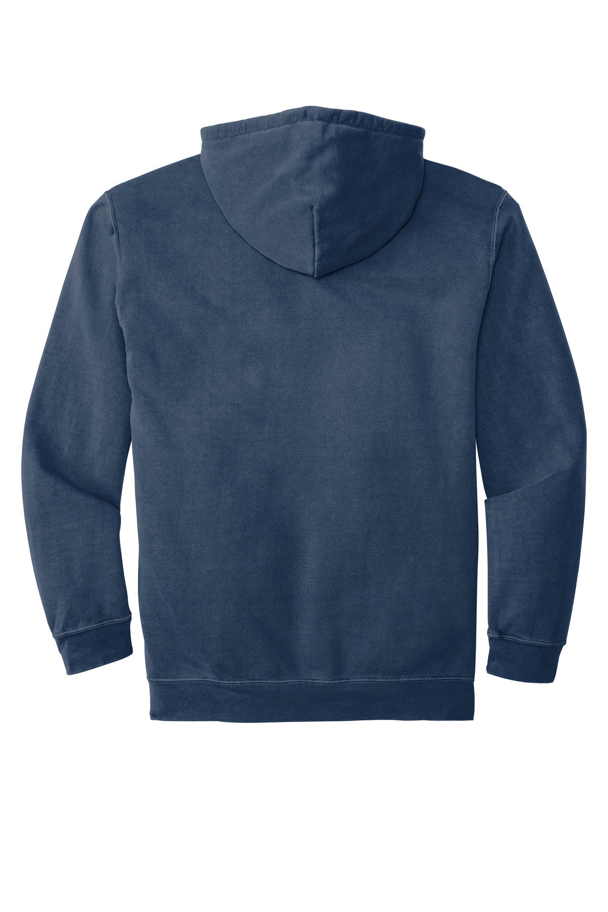 COMFORT COLORS Ring Spun Hooded Sweatshirt - True Navy - flat back
