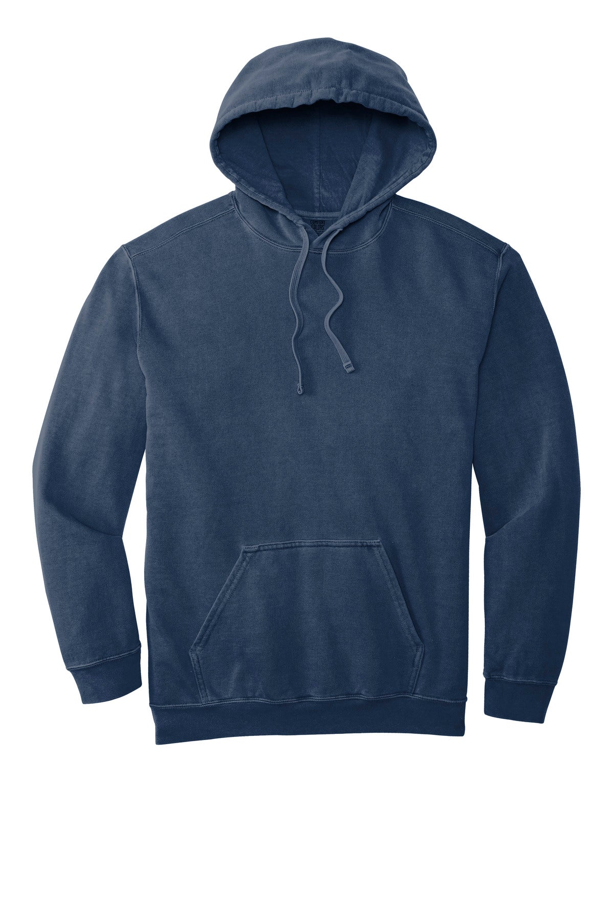 COMFORT COLORS Ring Spun Hooded Sweatshirt - True Navy - flat front