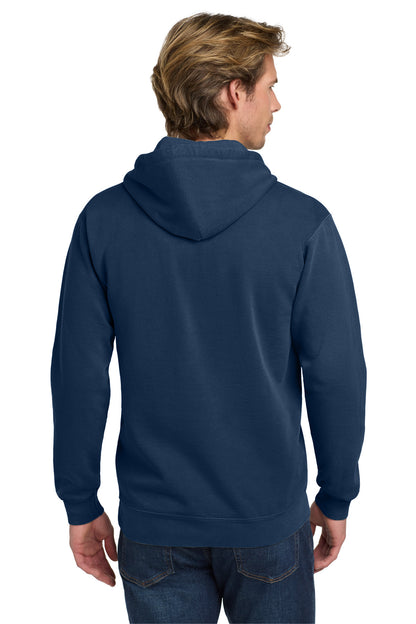 COMFORT COLORS Ring Spun Hooded Sweatshirt - True Navy - back