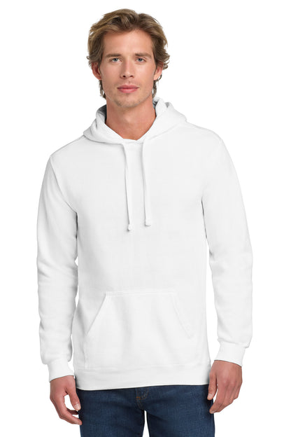COMFORT COLORS Ring Spun Hooded Sweatshirt - White - front