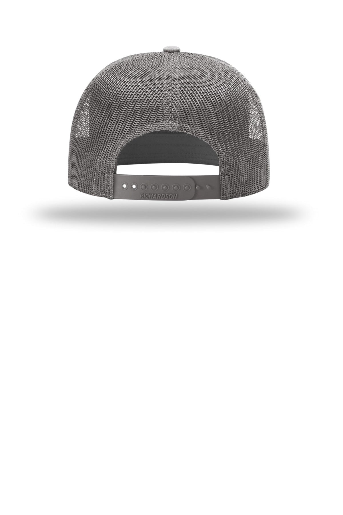 Richardson 7-Panel Trucker - Charcoal - flat back