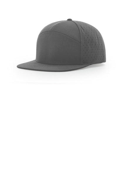 Richardson Cannon 7-Panel Flatbill - Charcoal - front