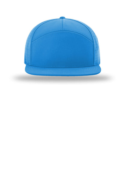 Richardson Cannon 7-Panel Flatbill - Pool Blue - flat front