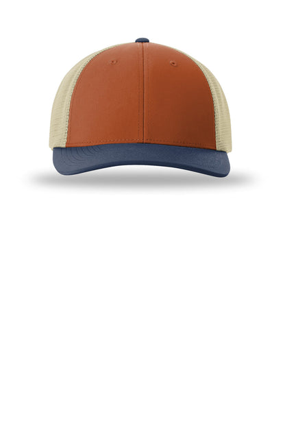 Richardson Hood River - Desert Orange/ Light Khaki/ Insignia Blue - flat front