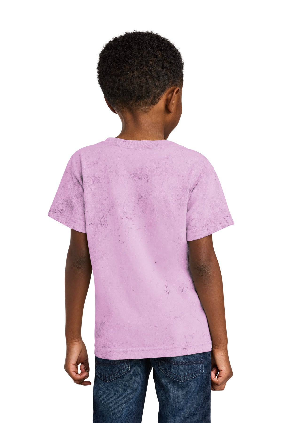 Comfort Colors Youth Heavyweight Color Blast Tee - Hibiscus - back