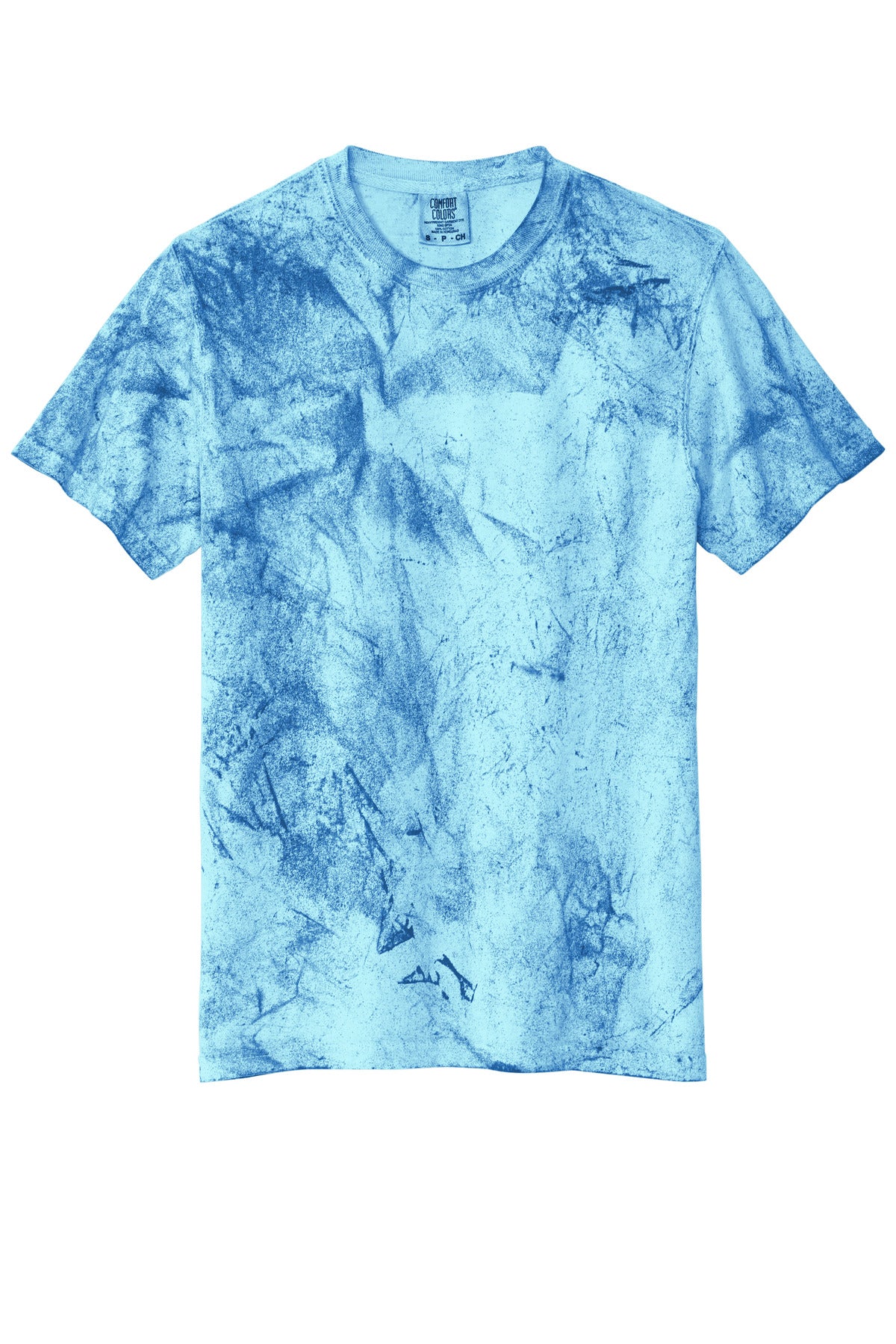 Comfort Colors Heavyweight Color Blast Tee - Fiji Blue - flat front